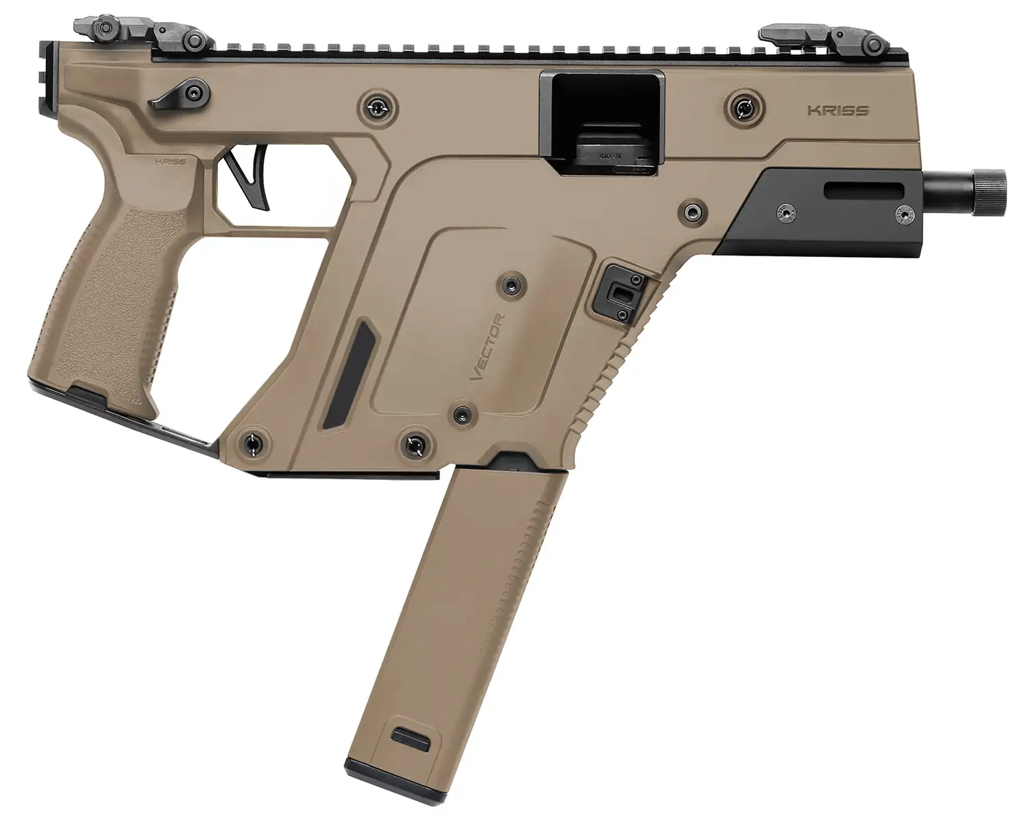 KRISS VECTOR SDP G3: PISTOL 5.5" BRL / 1x40RD 9X19 FDE